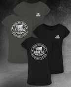 DAMEN T-SHIRT LONG TEE "RIDERS"