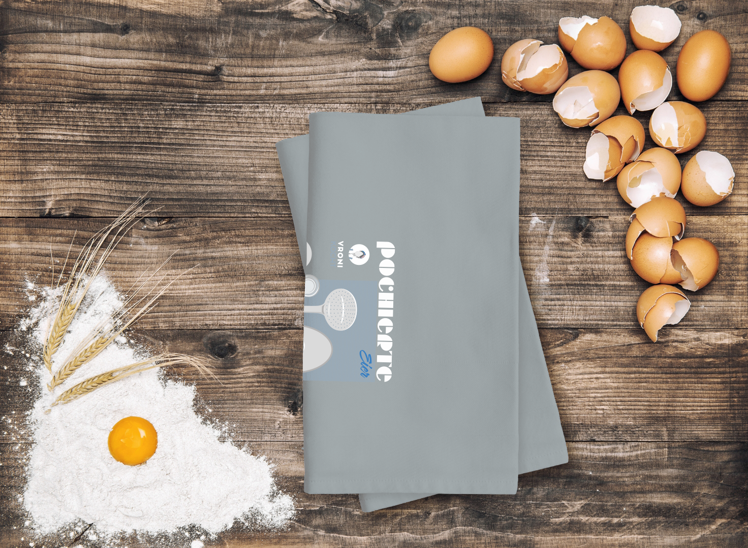 Geschirrtuch "Pochierte Eier"