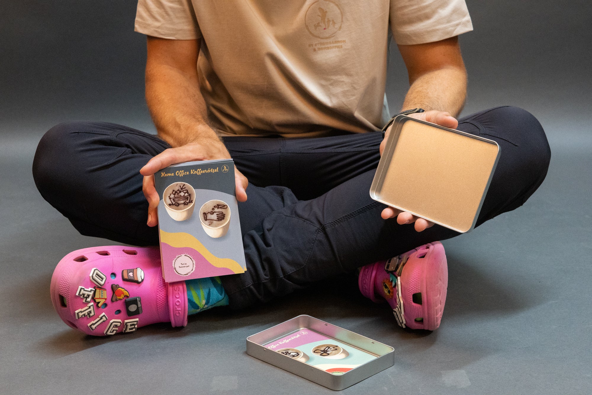 Home office "Kaffeerätsel" Spielset inkl. Postkarten