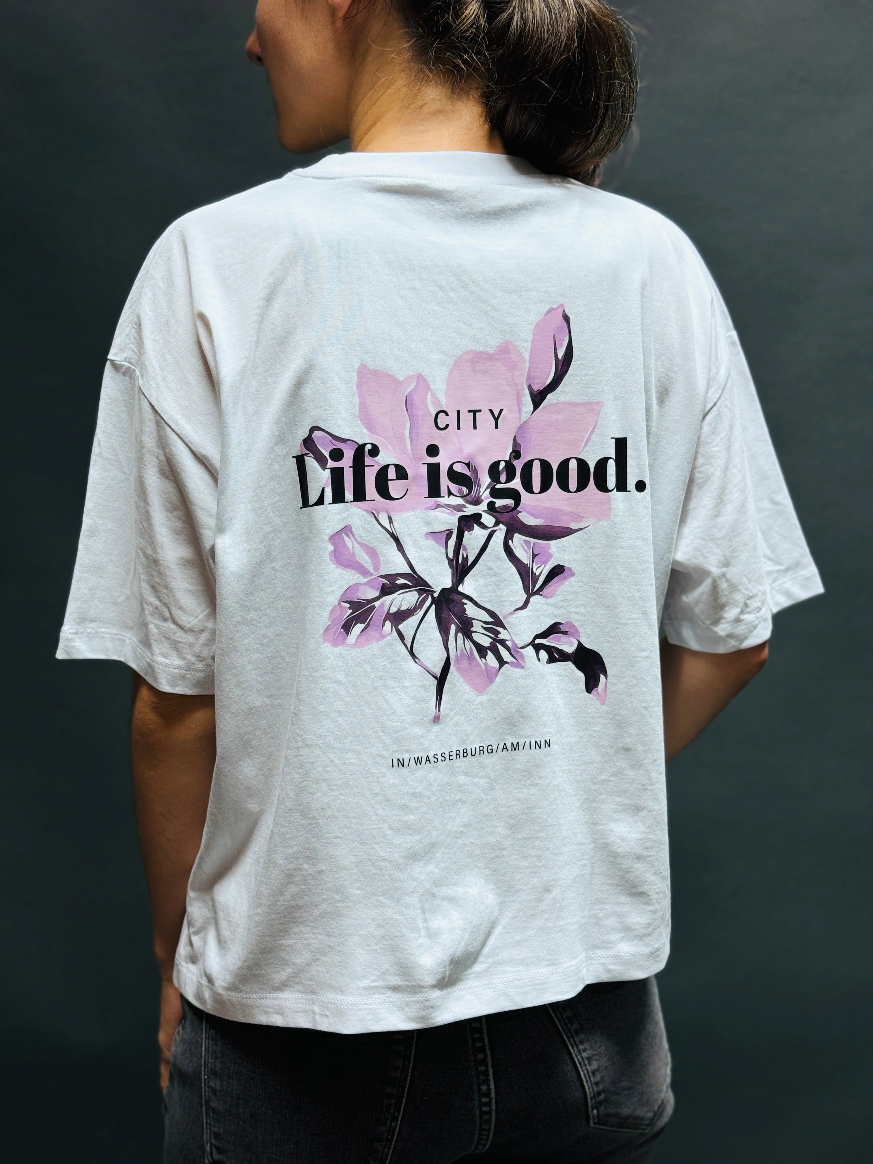 T-Shirt cropped "Magnolie"