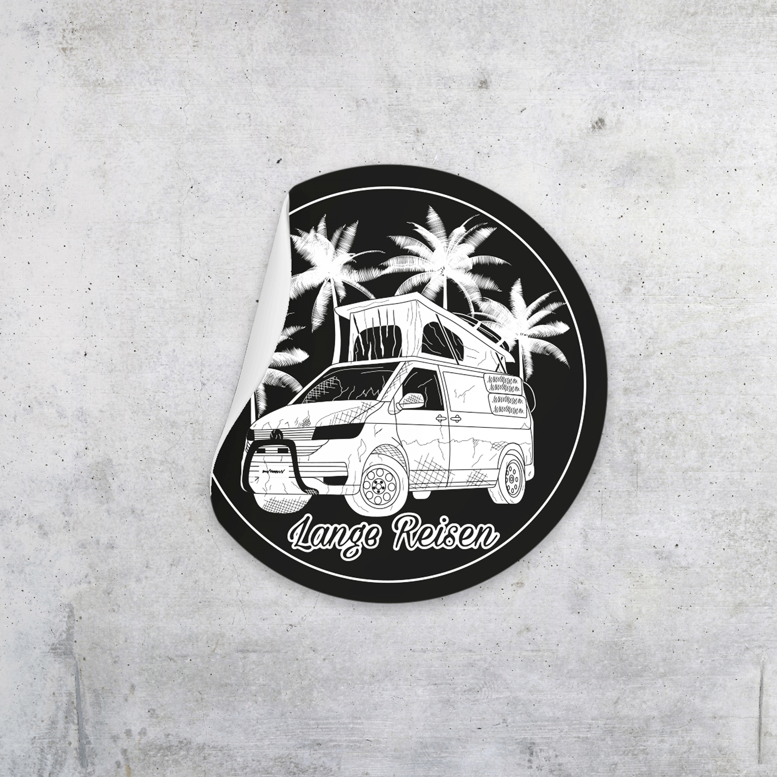 Autoaufkleber "Lange Reisen"