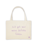Shopper "Ich geh mal meine Gefühle fühlen."