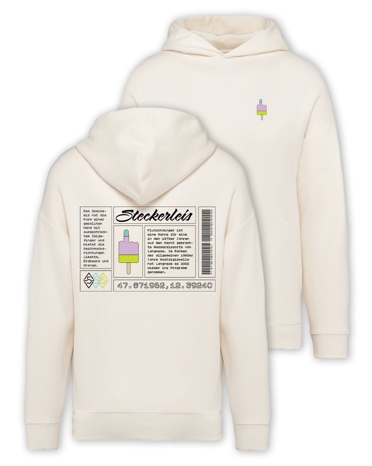 Hoodie "Steckerleis" Ivory